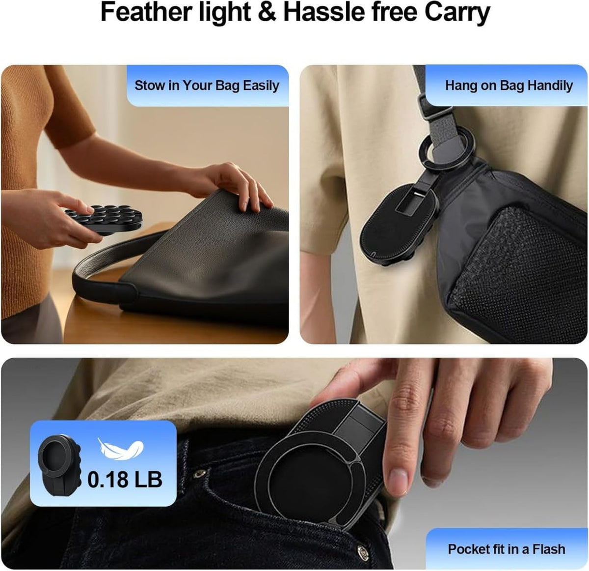 NeoGrip 3-in-1 Magnetic Stand